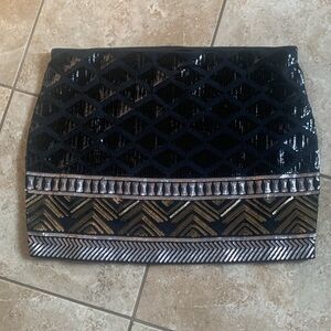 Express bling mini skirt